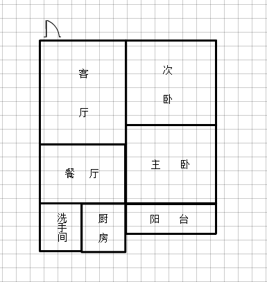 沔钟附近恒雅名苑大两房采光好满二