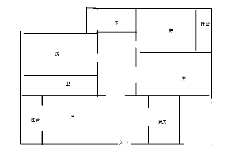 森林国际毛坯三房.户型端正.楼层好.采光好