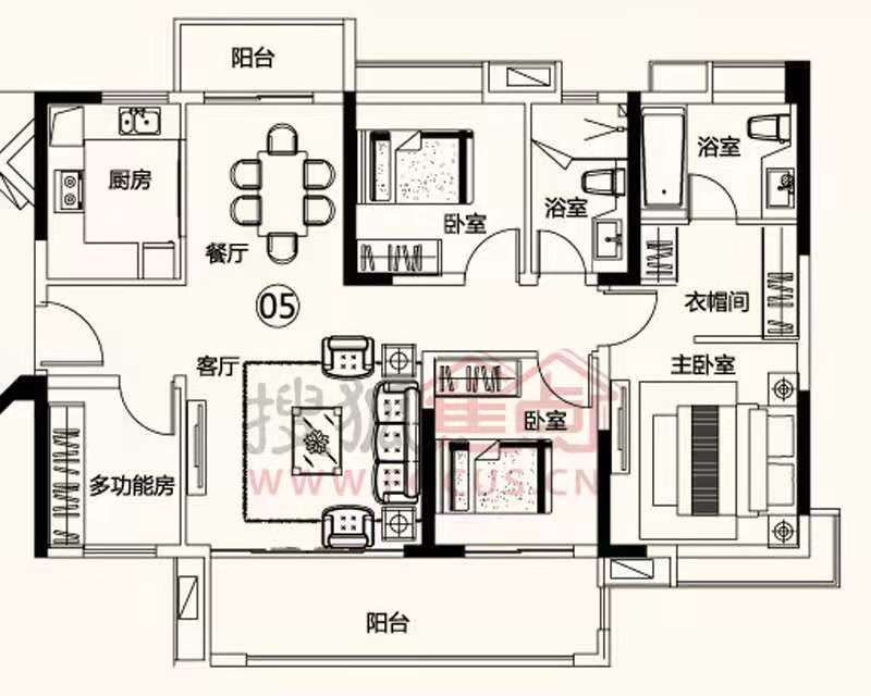 田园国际精装修边户双阳台南北通透全屋品牌证满2年