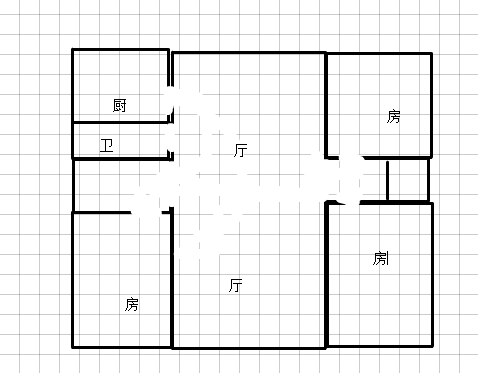 汉江桥旁山河天仙水岸毛坯大三房南北通透楼层好现低价急卖看房 