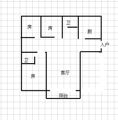 福星城精装三房证件满二领包入住户型方正出行方便来电咨询吧