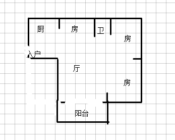 和合国际五期毛坯三房小区环境好人车分流看房方便