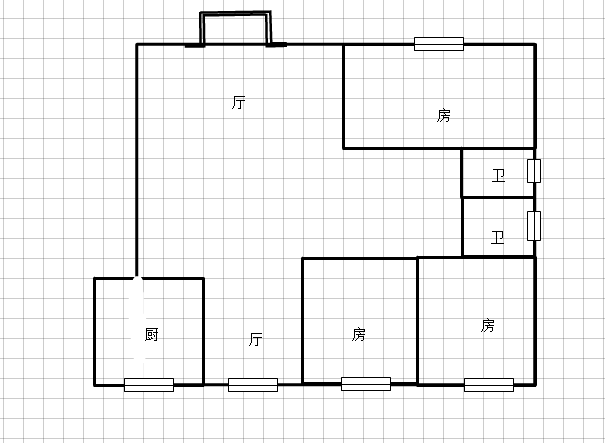 翰林公馆毛坯三房中间好楼层