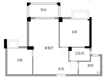 香岸华府毛坯大三房老证看房方便