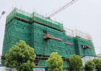 碧水园·锦城4月工程进度：1号楼建至第7层！