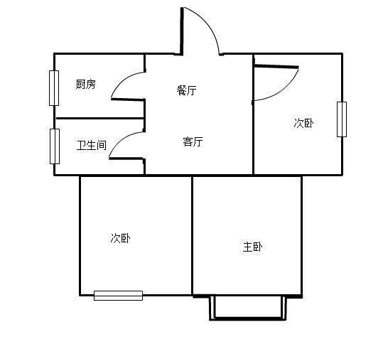 漫城林語毛坯三房中間樓層戶型方正房東誠(chéng)意出售