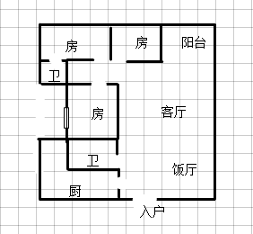 翰林公馆精装三房两卫屋里成色新看房方便