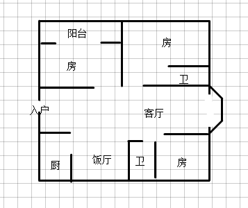 金诚花园精装三房南北通透拎包入住看房方便出行便利