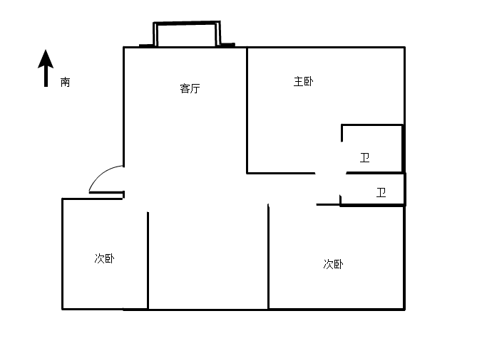 绿地香格里拉毛坯三房户型很不错南北双阳台花园小区