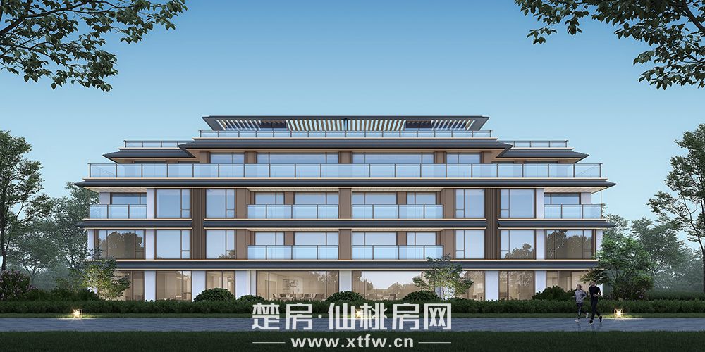 叠墅透视