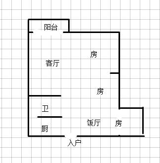 和合国际城毛坯小三房单价6300证满2年便宜