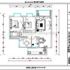 金张湾花园三室两厅户型图