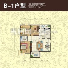 京都名城B-1户型图