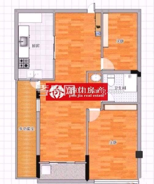 中建國際花園一期86平米2室2廳1衛(wèi)毛坯房70萬