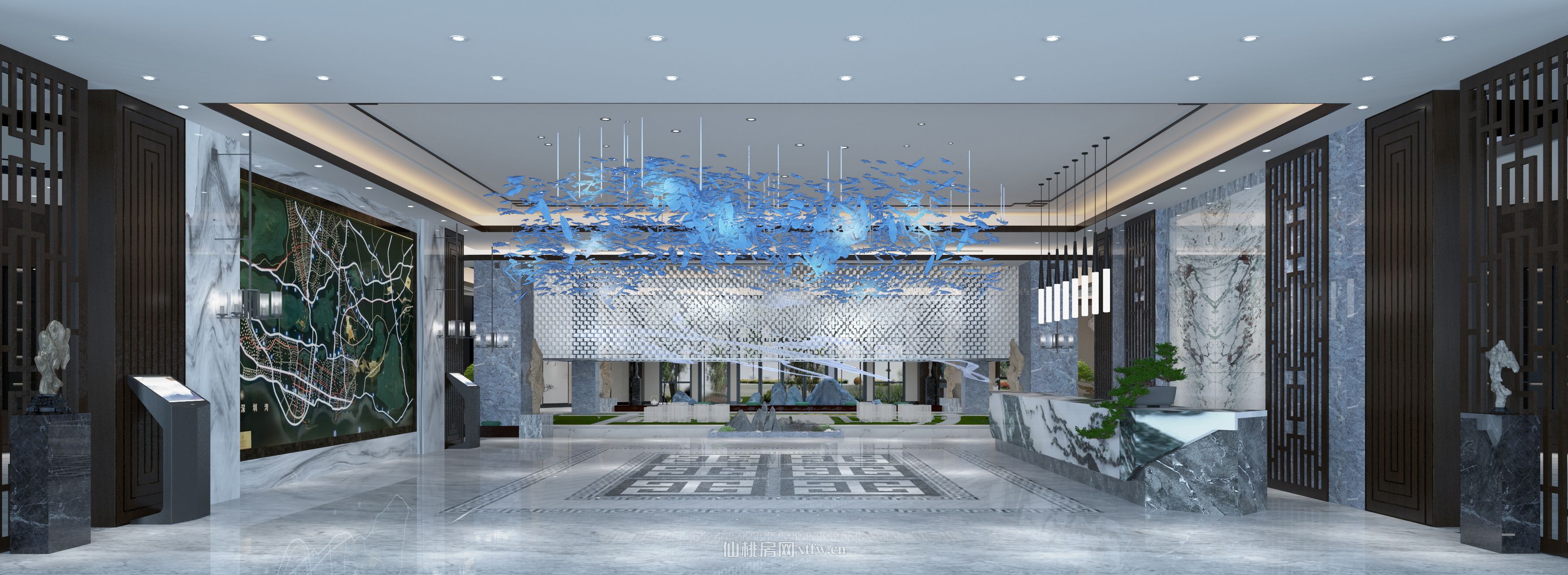 房产销售中心/新亚洲售楼中心设计|空间|家装设计|glory2046 - 原创作品 - 站酷 (ZCOOL)