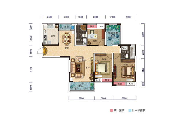 南国明珠装修大三房房东急卖