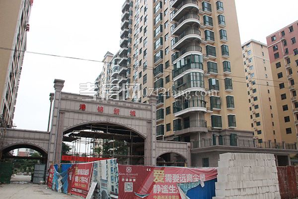 港锦新城5月工程进度：8#/9#楼主体已完工