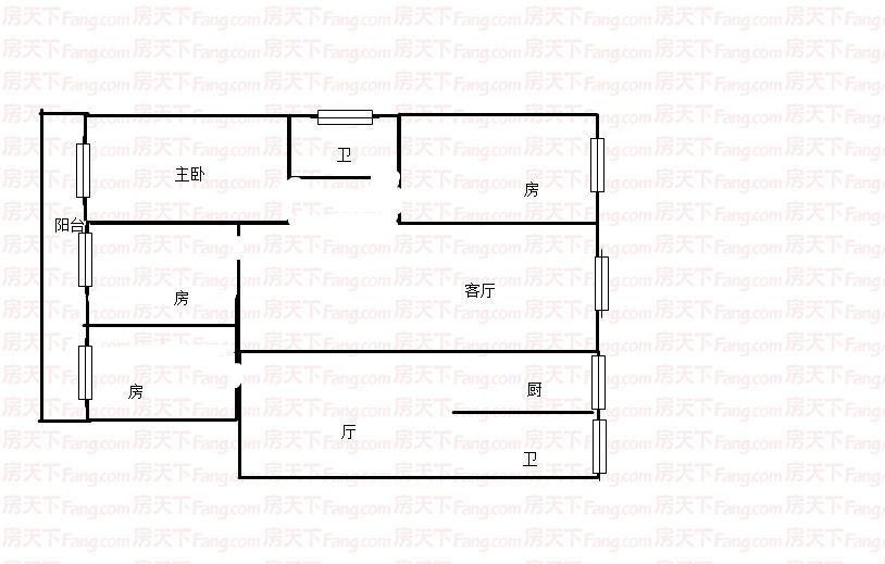 城西三丰鼎城毛坯大四房南北通透城心出售