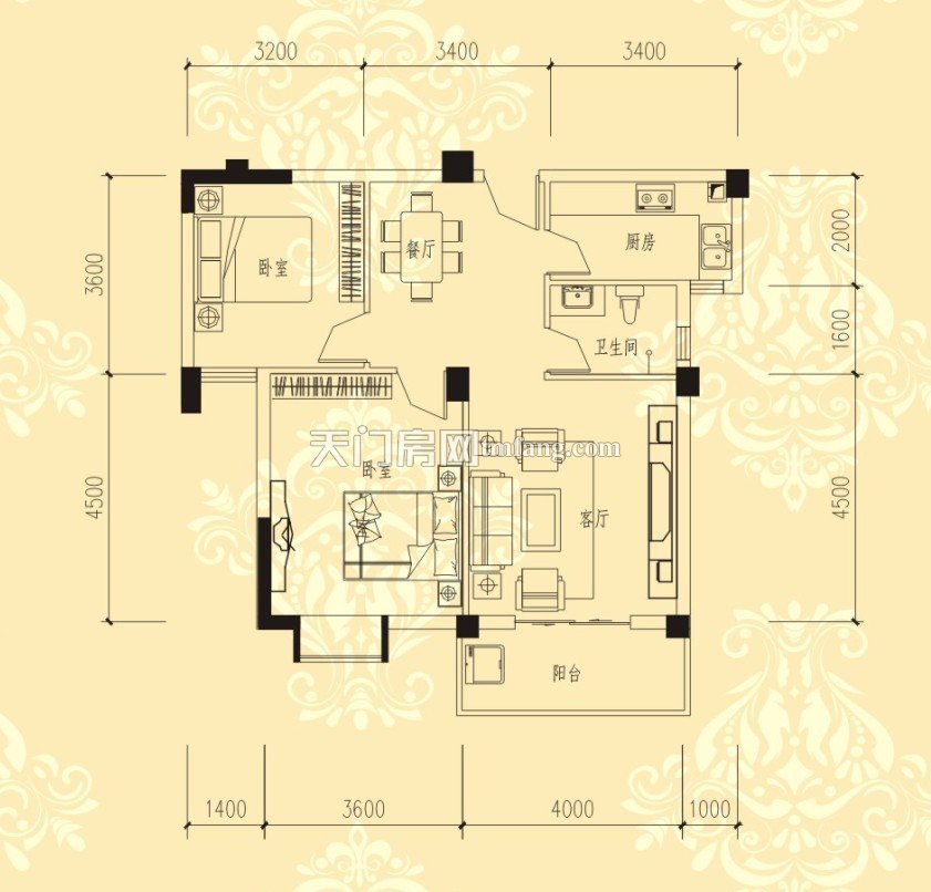 冠南-玉蘭園86.68平30W出售