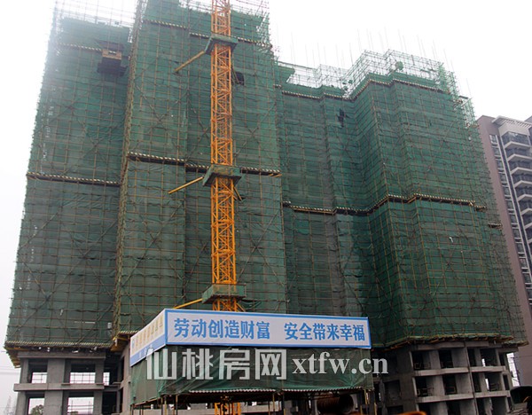 鸿昇·现代城十二月工程进度