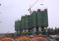 阳光水岸5月份工程进度 3号楼建设至第9层