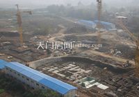 天城明珠11月最新工程进度 在做承台工程