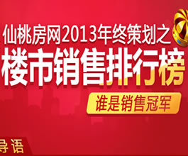 仙桃房网2013年终策划之楼市销售排行榜