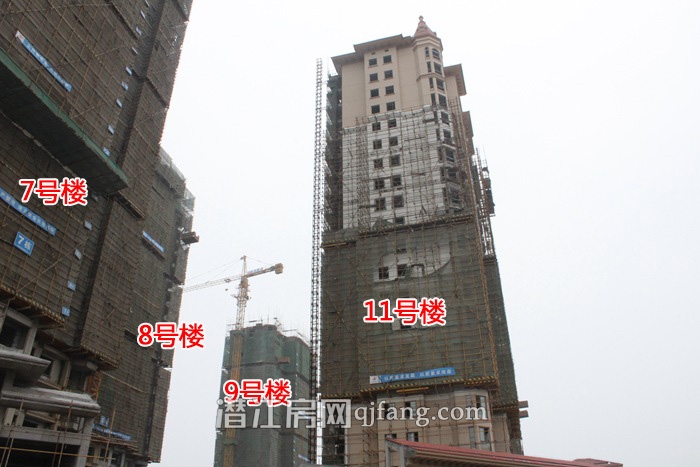 中南世纪锦城6月工程进度 8号楼现已封顶