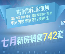 剛需成購房主力 7月新房銷售742套