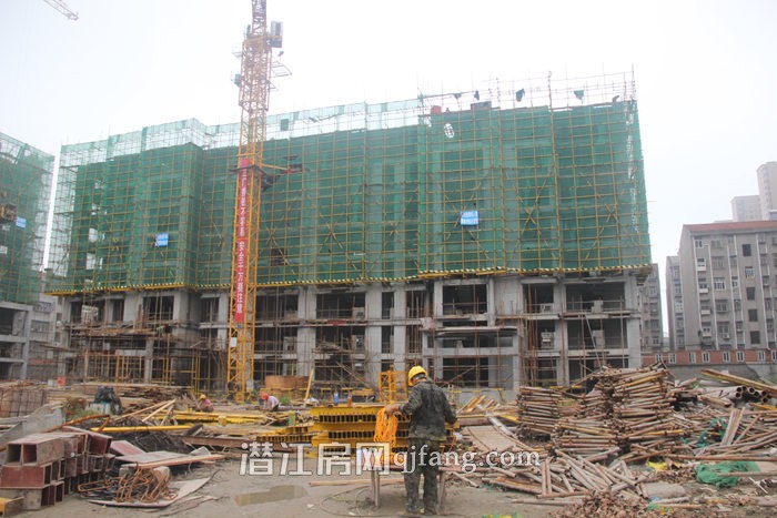 樟华国际8月工程进度 5号楼正在建地上9层