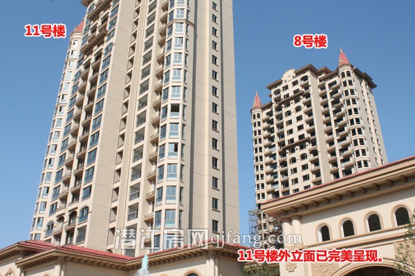 中南世纪锦城11月工程进度：4号楼建至9层