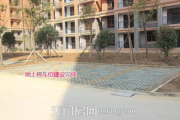 华泰丽晶10月工程进度 地上停车位建设完成