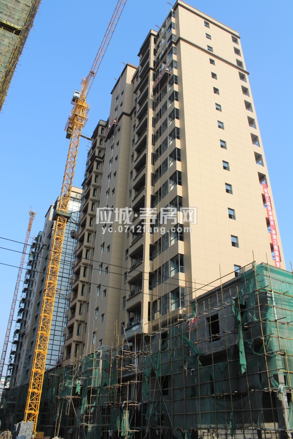 凯发·香榭水岸12月工程进度 3-7#楼全部封顶_应城房网