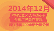 2014年12月潜江房网400来电分析报告