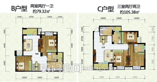 東湖明珠的主推戶型