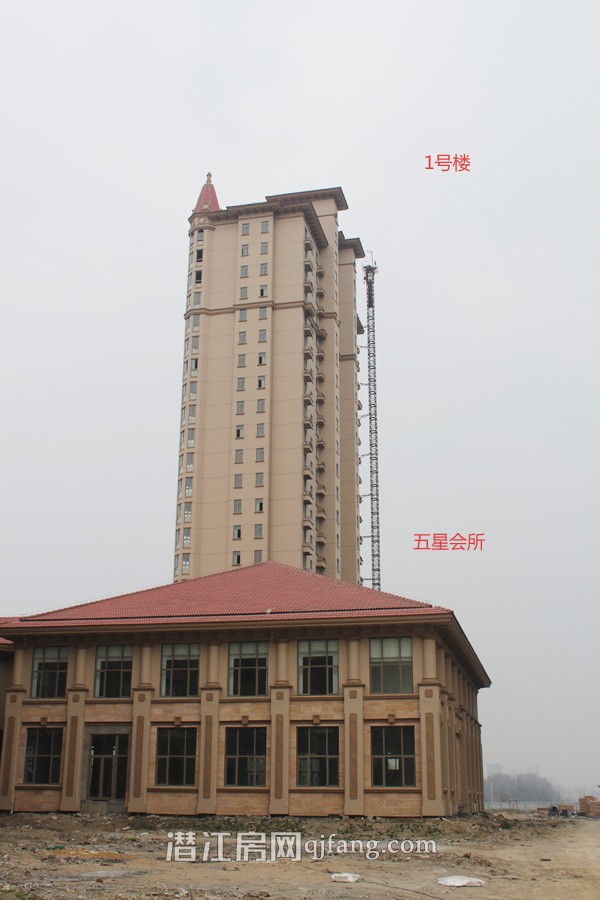 中南世纪城1月工程进度：10号楼建至23层