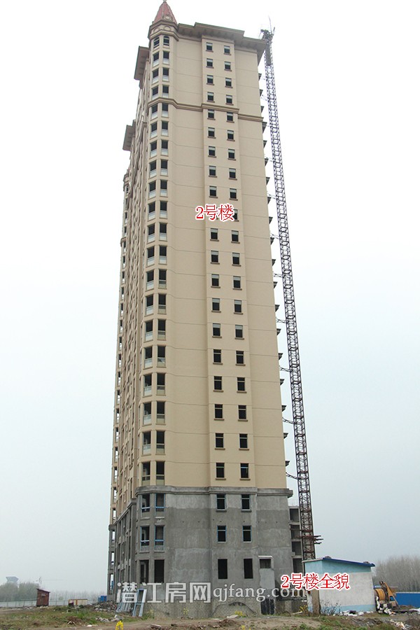 中南世纪城3月工程进度 10号楼建至24层