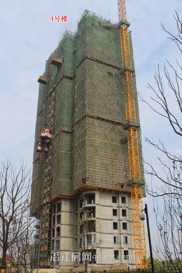 中南世纪锦城4月工程进度：9#、10#预计下半年交房