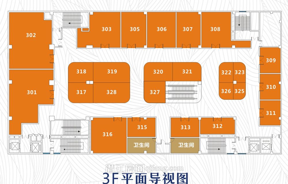 广华新天地商业平面图3F