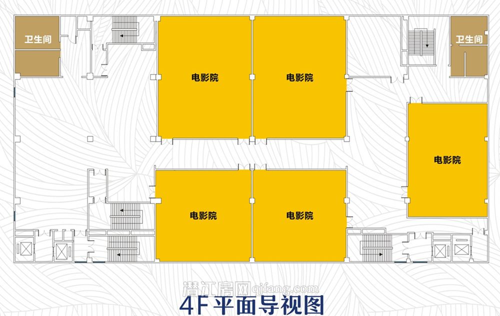 广华新天地商业平面图4F