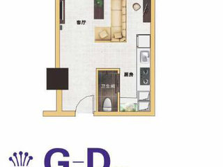 铜锣湾青年汇G-D公寓户型图
