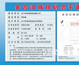 金宮漢城規(guī)劃總平面圖批前公示