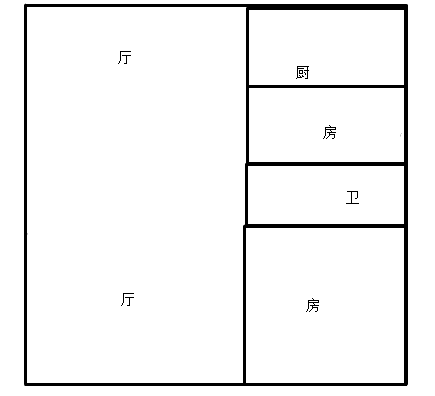 元泰未来城精装两房户型好采光佳