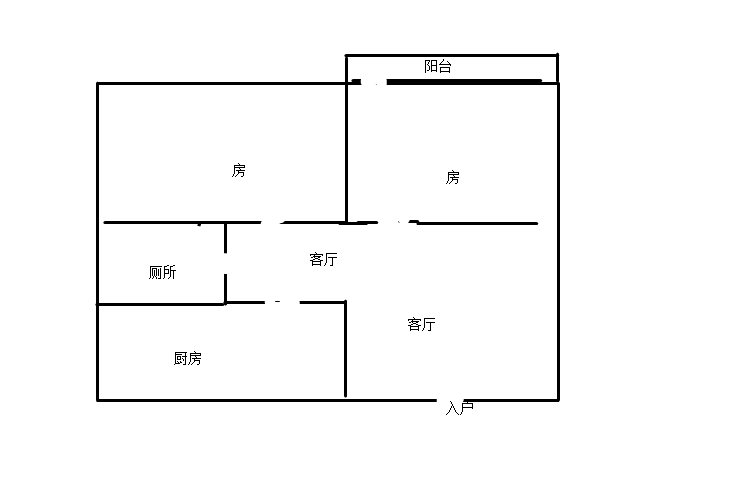 大洪小區(qū)精裝大兩房，性價(jià)比高，業(yè)主誠(chéng)心出售