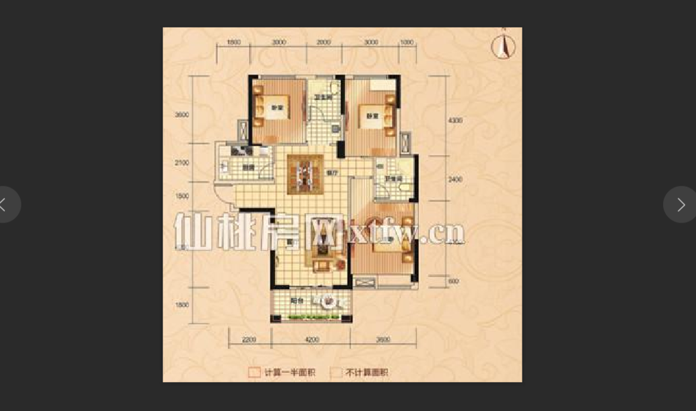 新妇幼对面鸿昇现代城单价5300出门公交车急卖