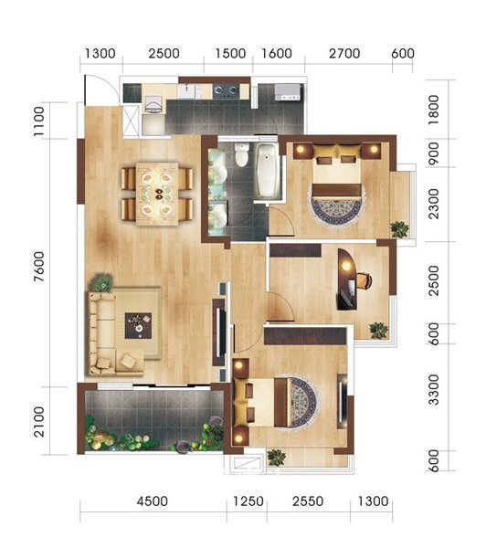 福星城精装三房家里的成色八九成新看房方便直接拎包入住楼层也好