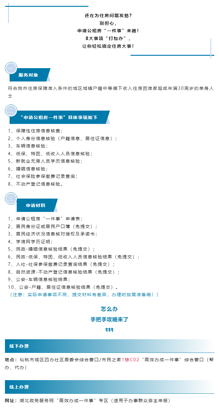 速看→仙桃这些人可以申请公租房！